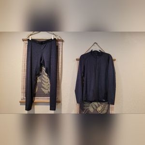 REI Co-op Midweight Base Layer Half-Zip Top and bottoms-women